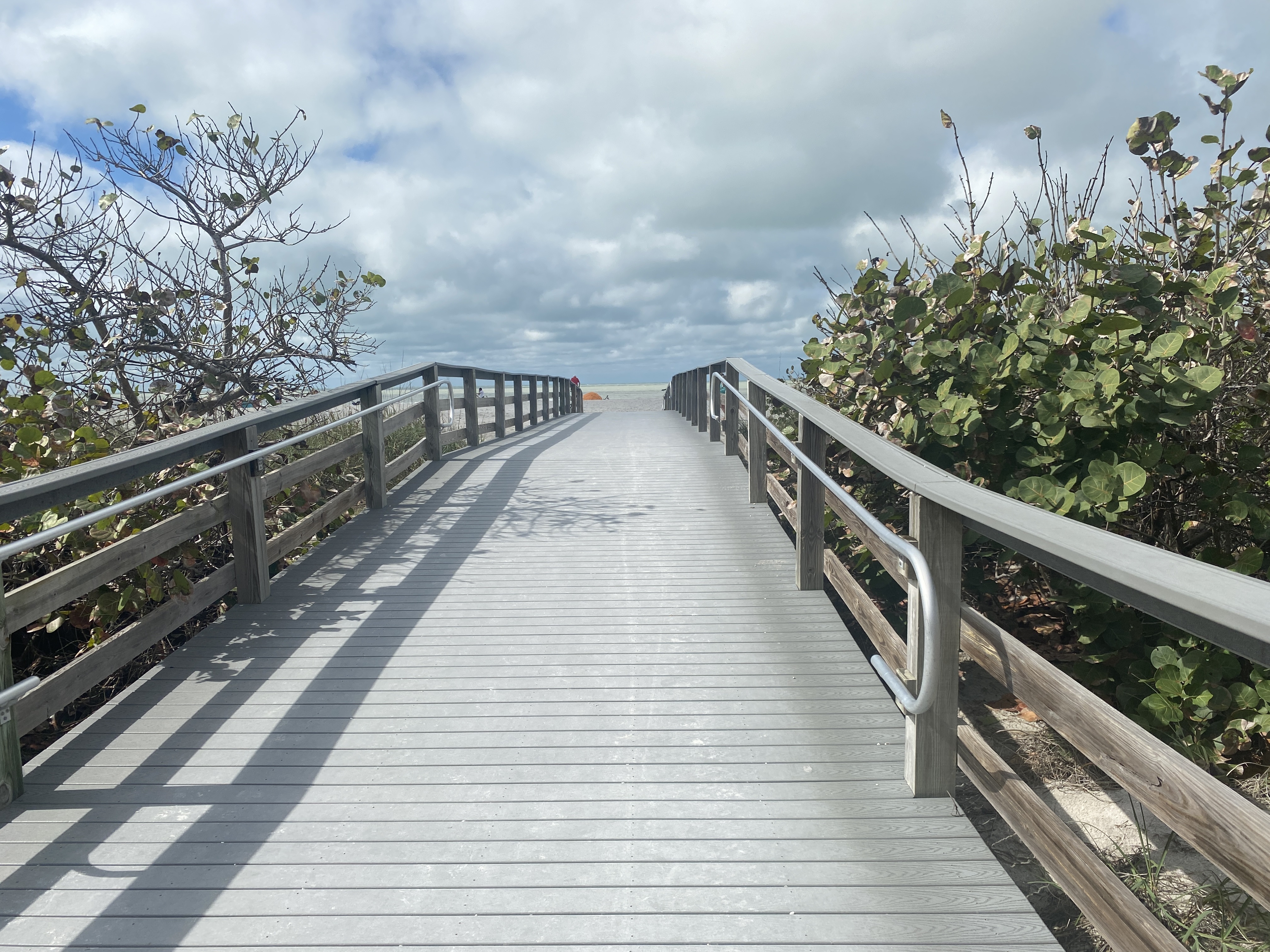Here is the boardwalk to Bowman's Beach on Sanibel.