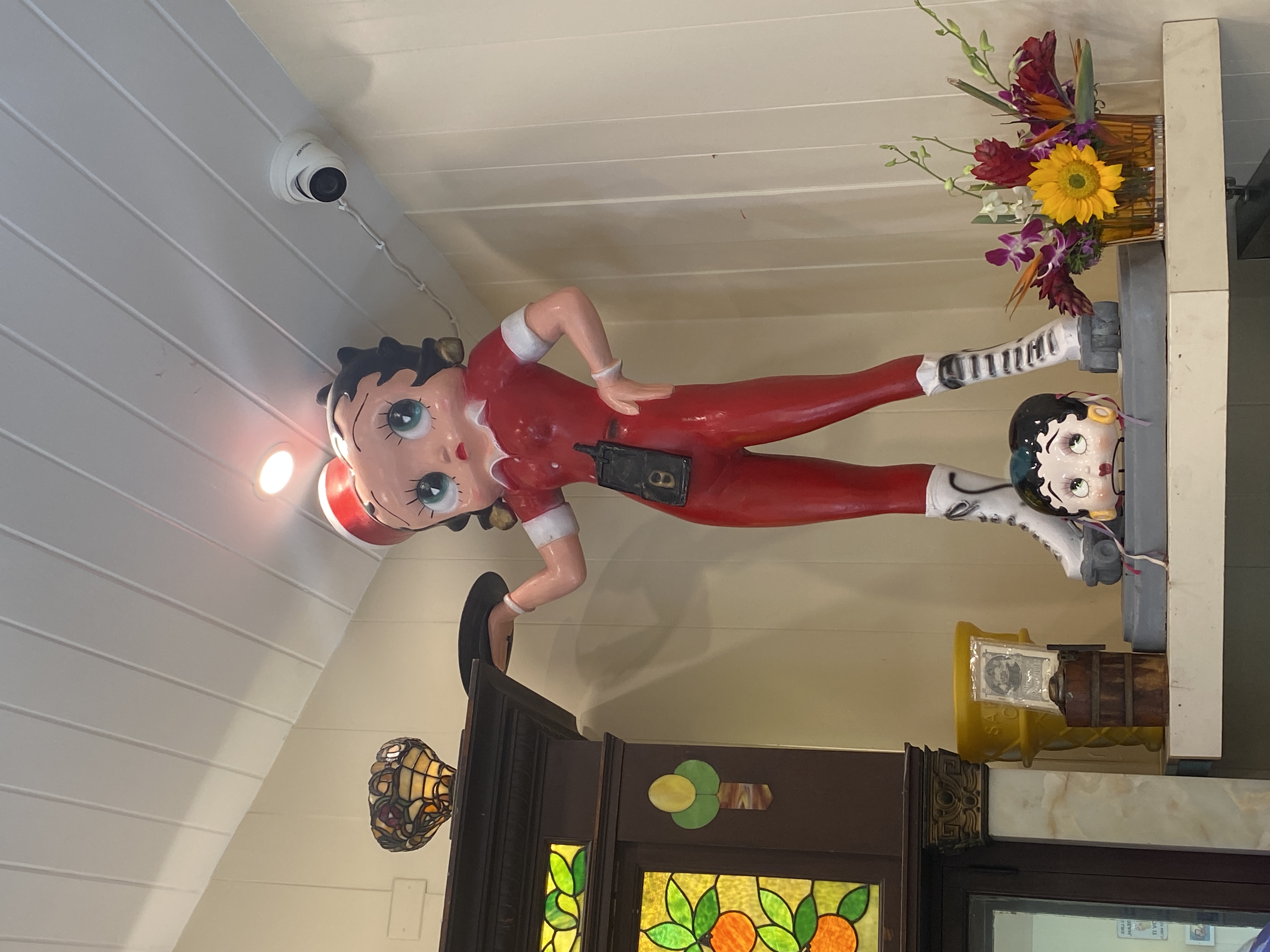 More Betty Boop memorabilia awaits inside the shop.