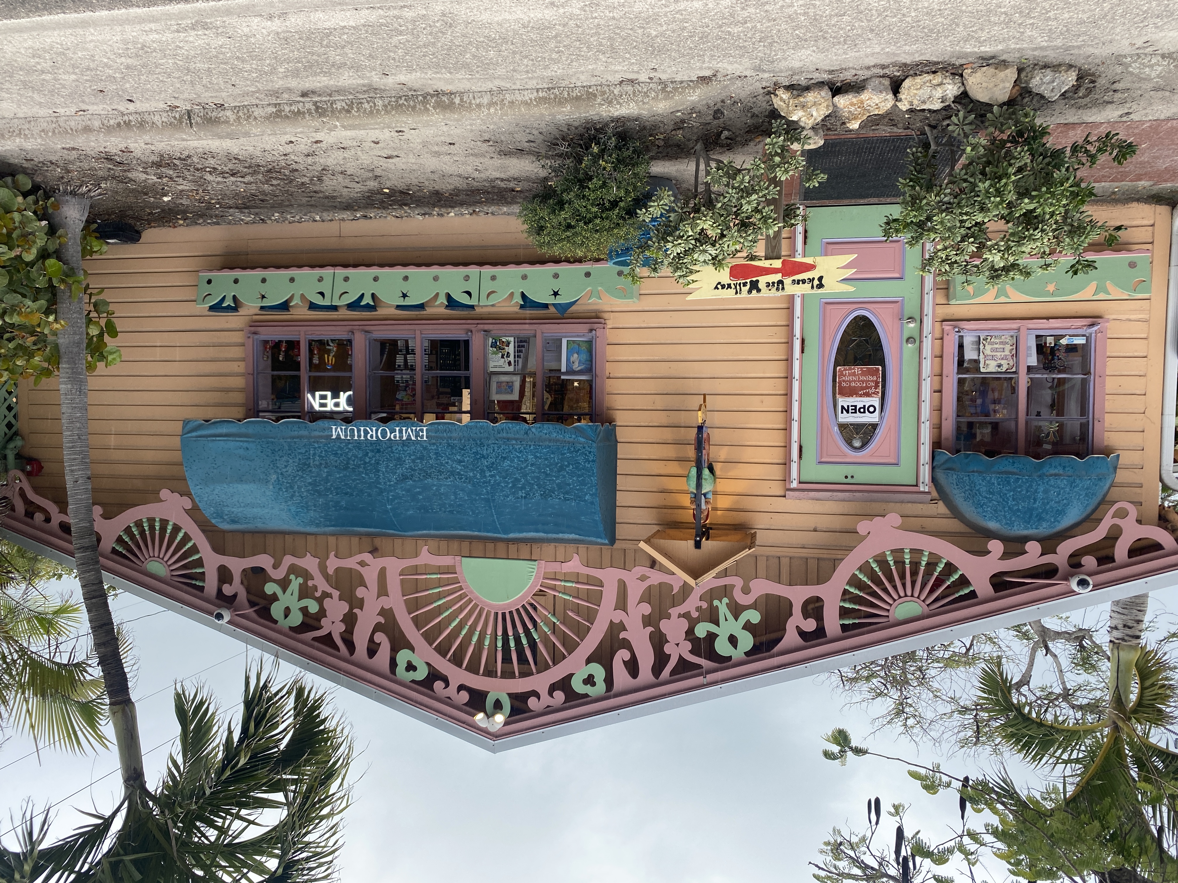 This is the Bubble Room Emporium shirt and knick-knack
      shack.