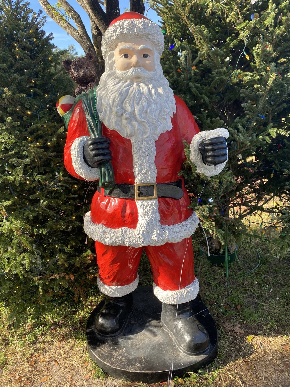This is Santa Claus at Riverside Park.