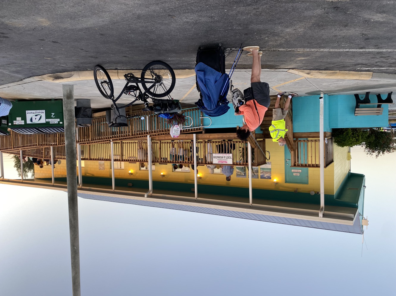 This is the ticket counter for the Key West Express
          ferry.