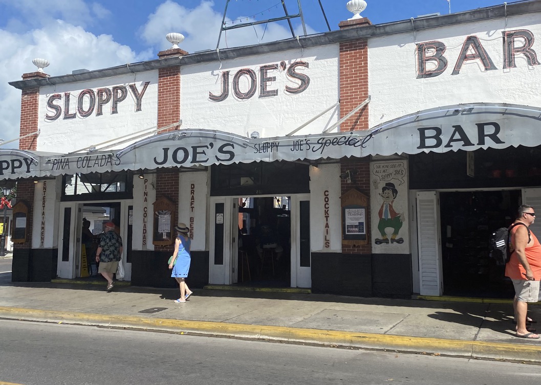 This is Sloppy Joe's Bar on Key West.