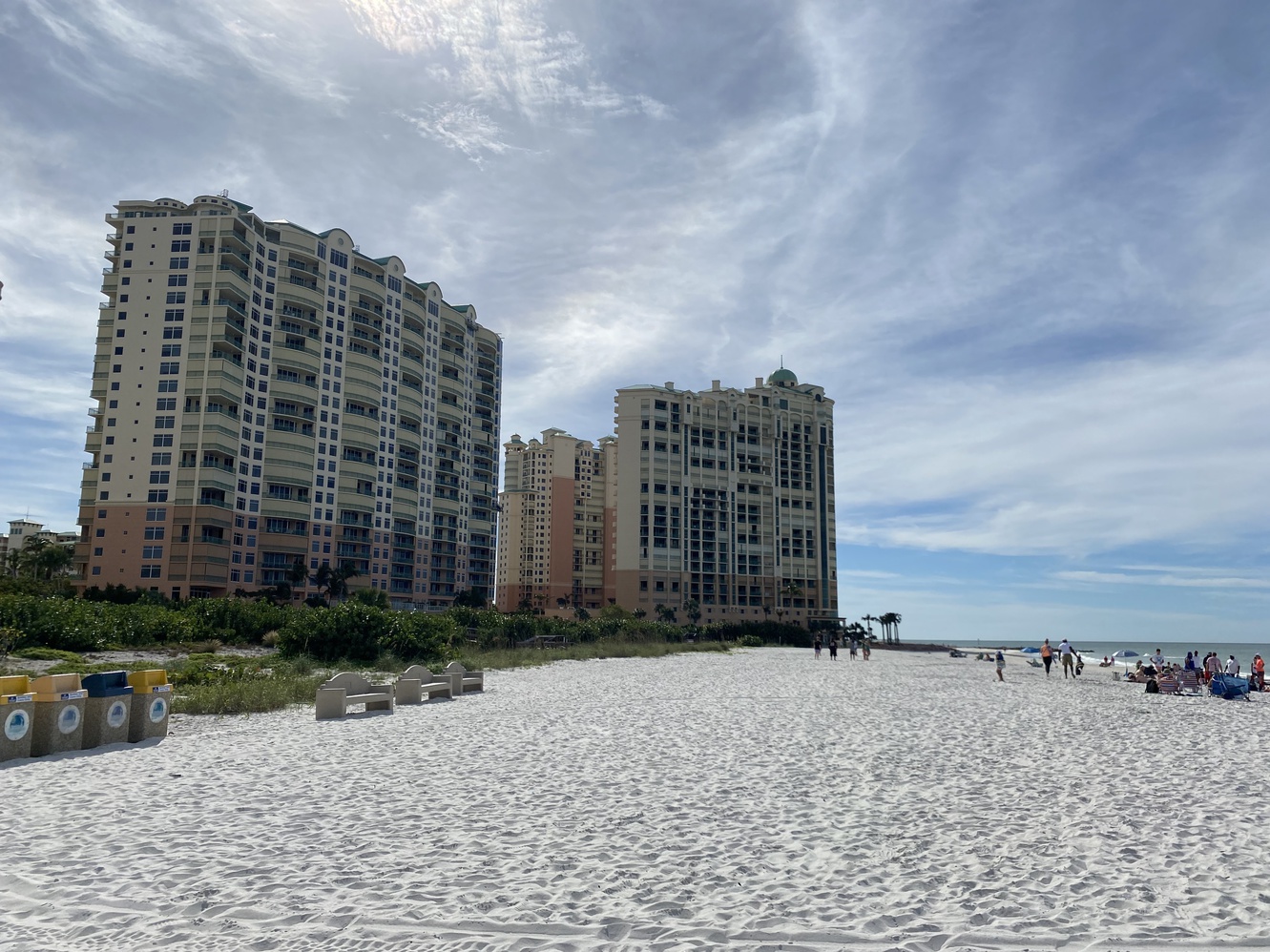 These are the hotels and condos at South Beach on Marco
      Island.