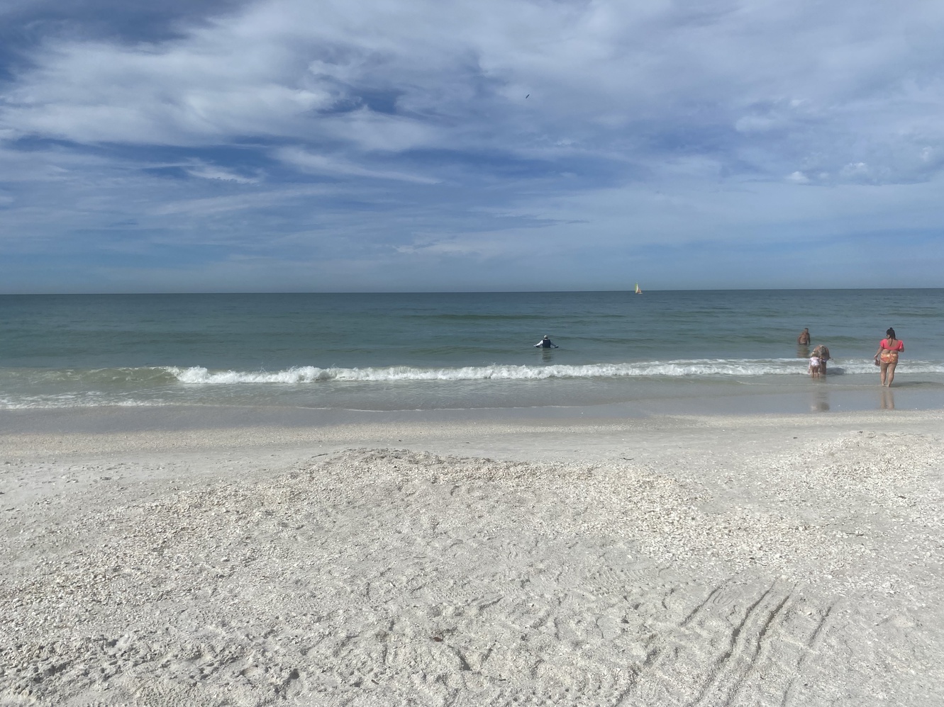 The view of the Gulf of Mexico from Marco Island.