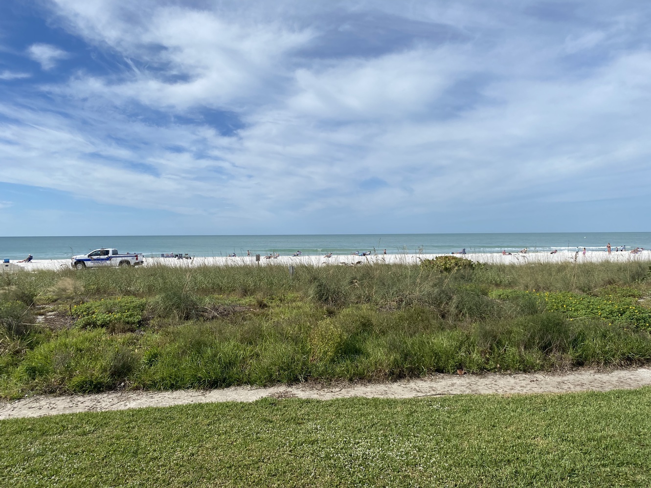 What a view of the horizon from Sunset Grille.