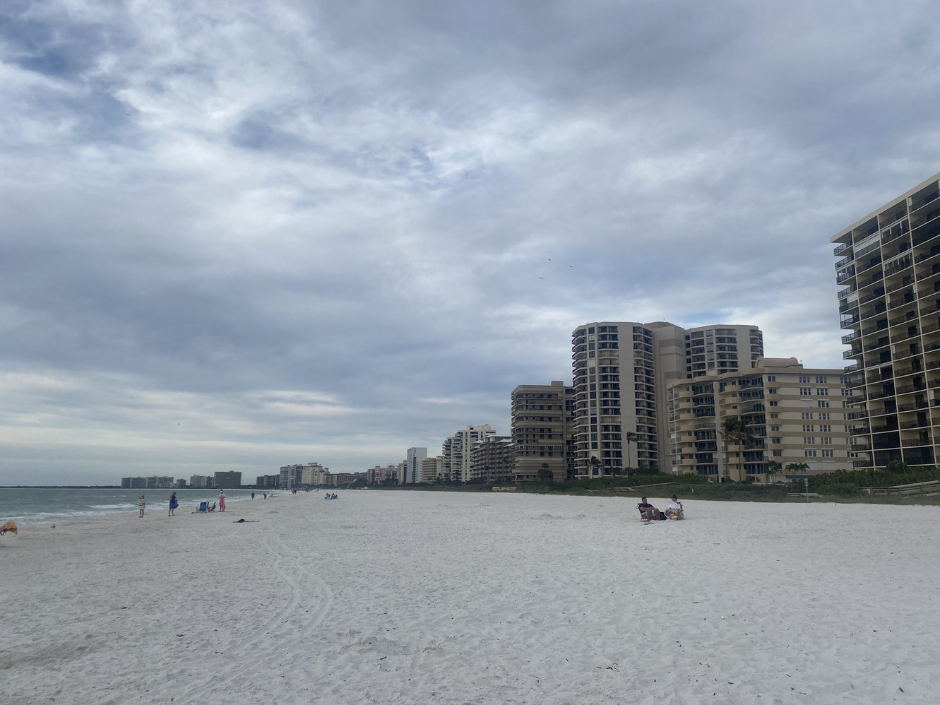 Even the Residents Beach is empty.