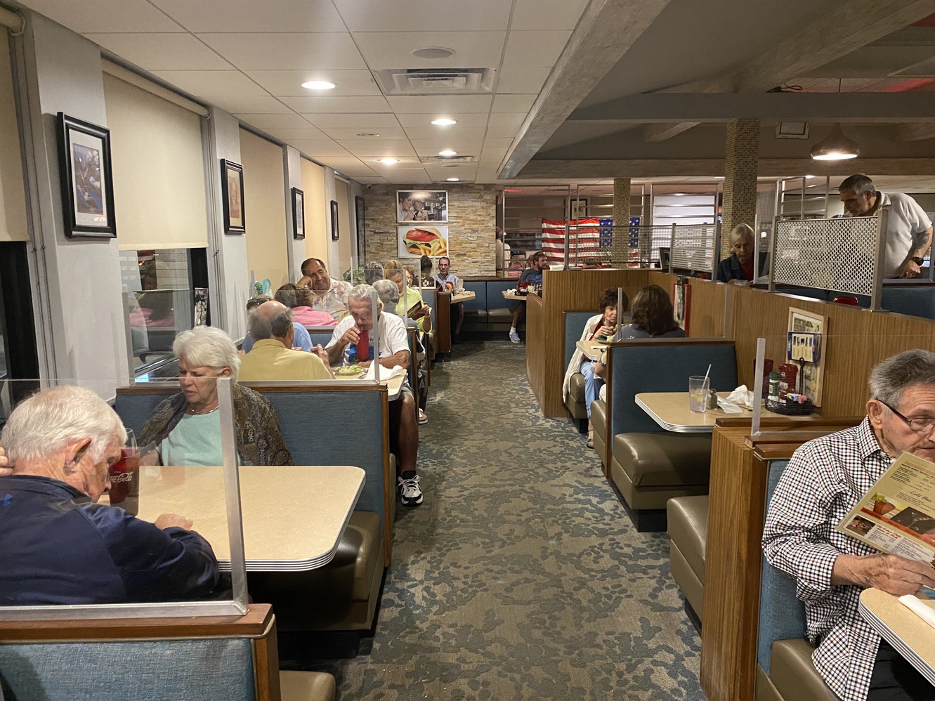 Mel's Diner in Naples Fla is always really busy.