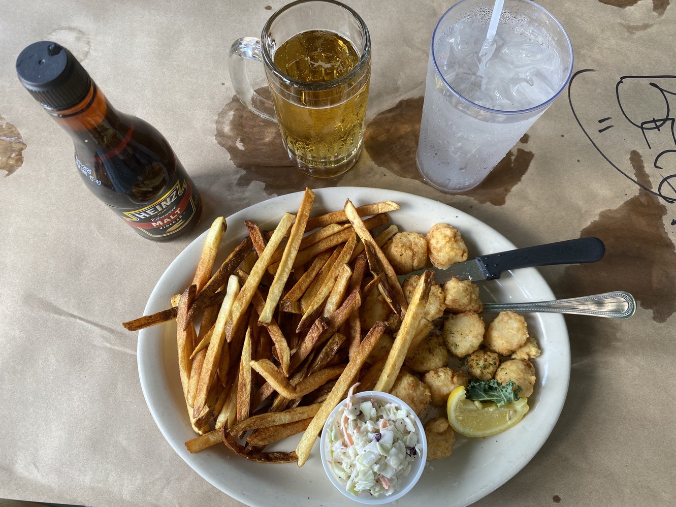 This is the scallop platter at $29.00.